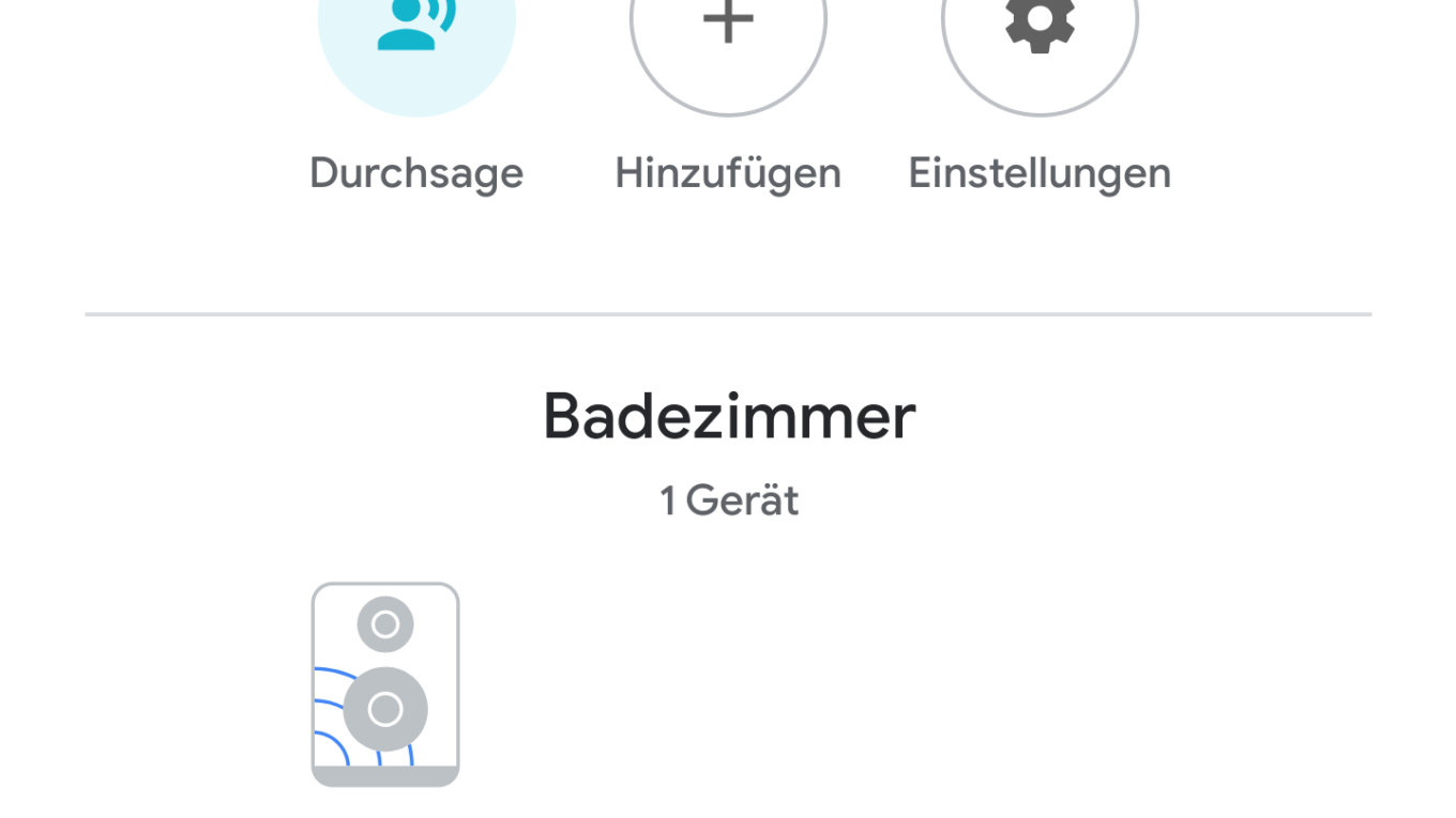 Die App zeigt sich nun übersichtlich mit den wichtigsten Elmenten ganz oben....